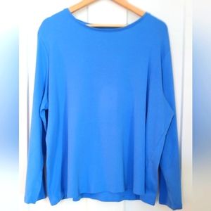 Talbots Scoop Neck L/S Shirt
